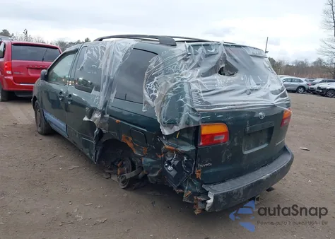 2000 Toyota Sienna Le из США, поврежденный, VIN 4T3ZF13C7YU288155